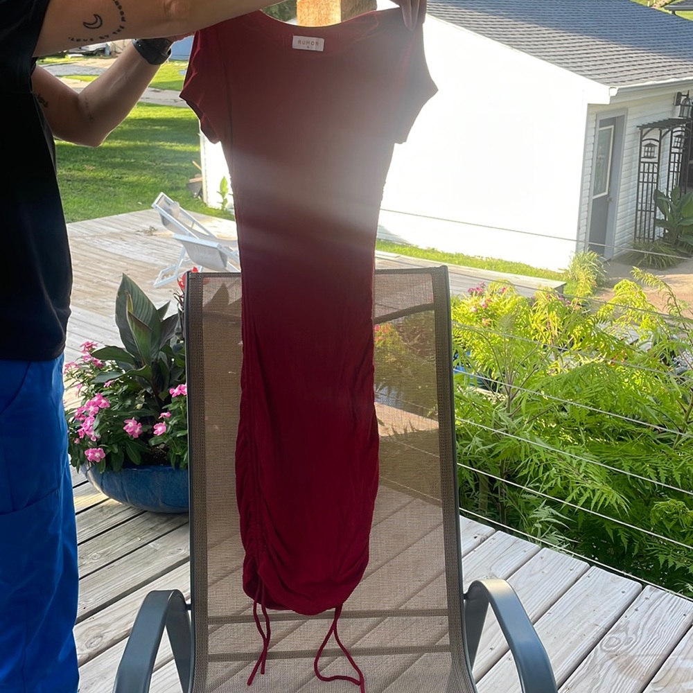 Red dress